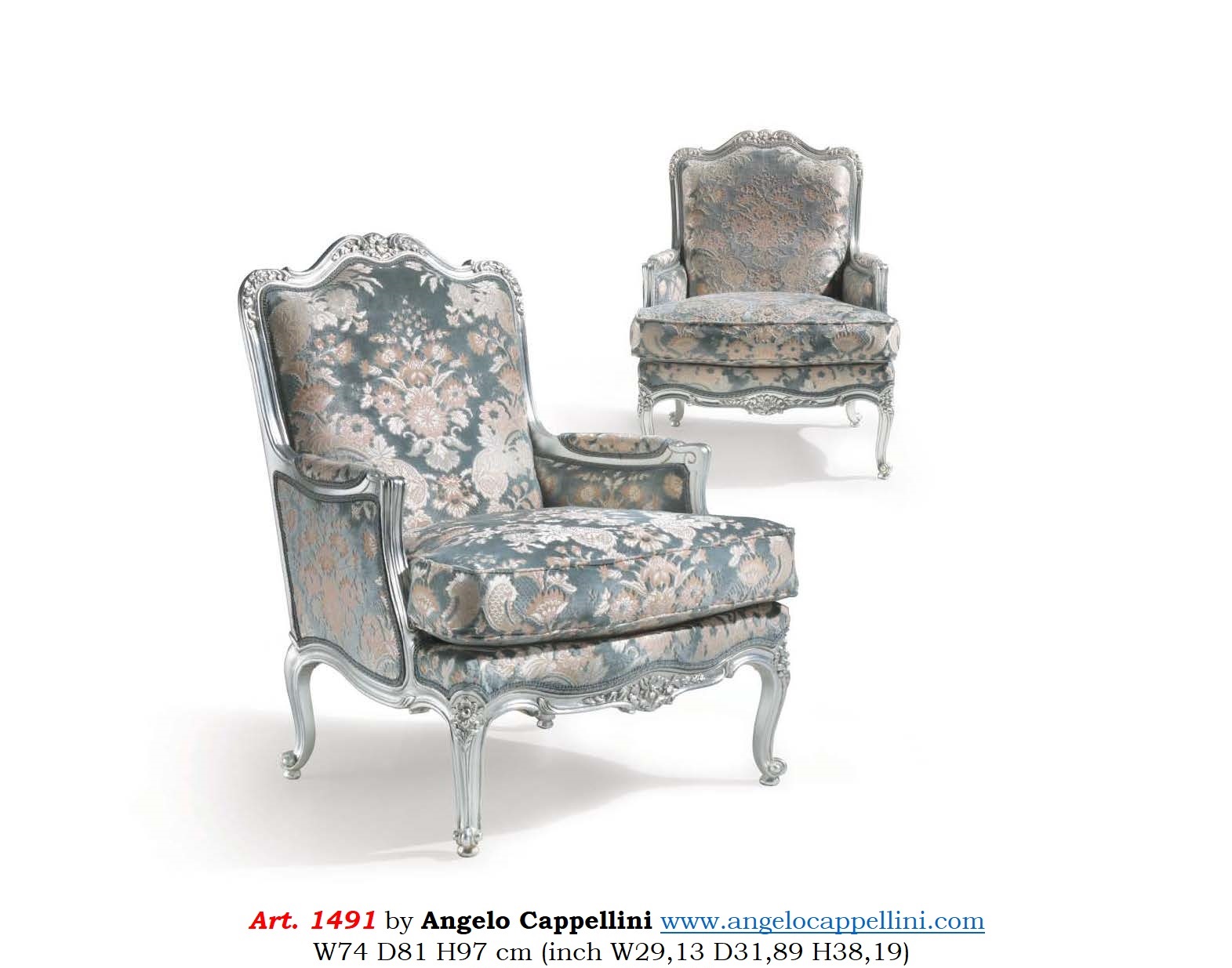 Sitting on a stylish Classical Armchair Design & Fashion blog